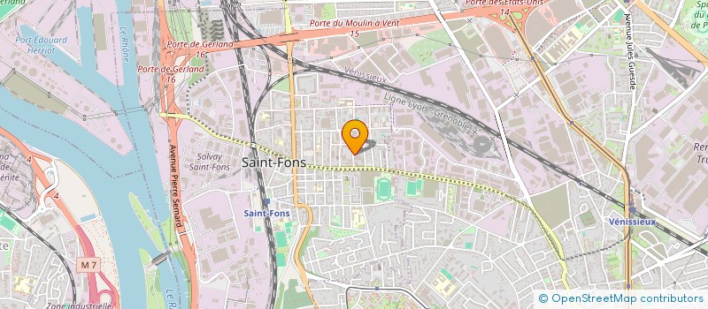 localisation de l'entreprise CHAKIE'S  SAINT-FONS