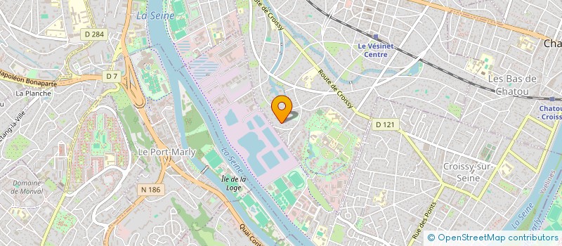 localisation de l'entreprise CHAKY  LE VESINET