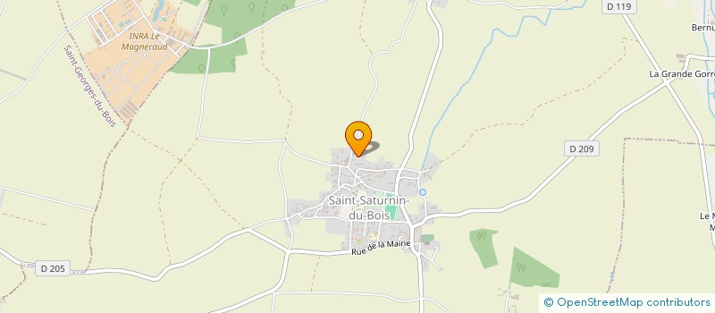 localisation de l'entreprise CHAL  SAINT-GEORGES-DU-BOIS