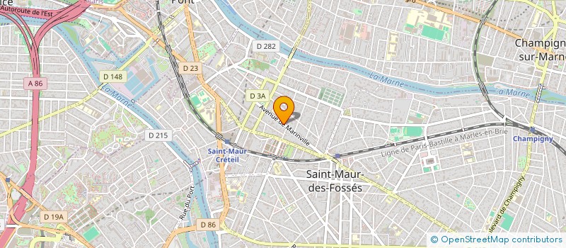 localisation de l'entreprise CHAL à SAINT-MAUR-DES-FOSSES