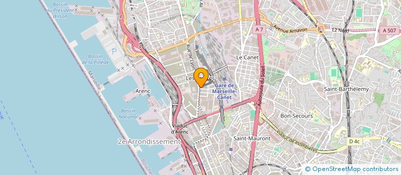 localisation de l'entreprise CHALAH MOHAMMED ET AINSEUR MOULOUD à MARSEILLE
