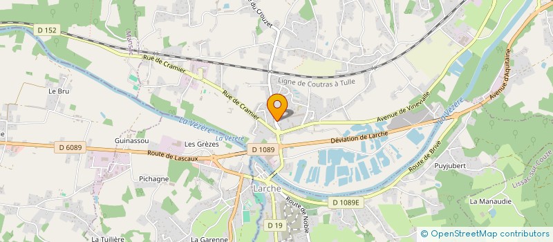 localisation de l'entreprise CHALAMAVIE  SAINT-PANTALEON-DE-LARCHE