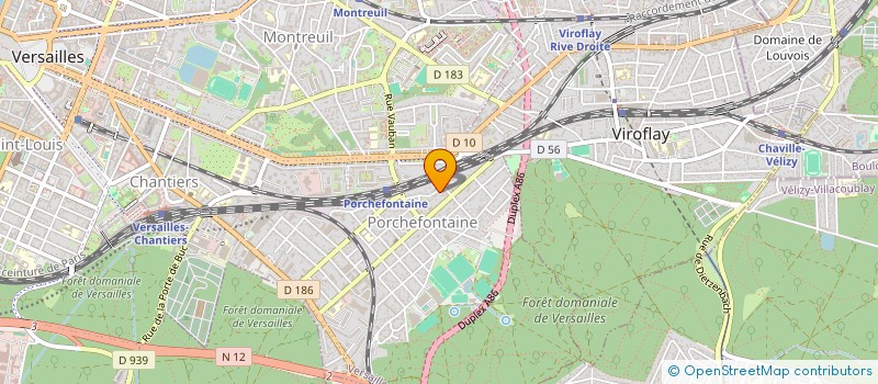 localisation de l'entreprise CHALAMBERT à VERSAILLES