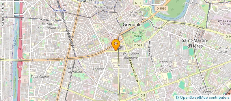 localisation de l'entreprise CHALAMET GERALD & CELINE  GRENOBLE