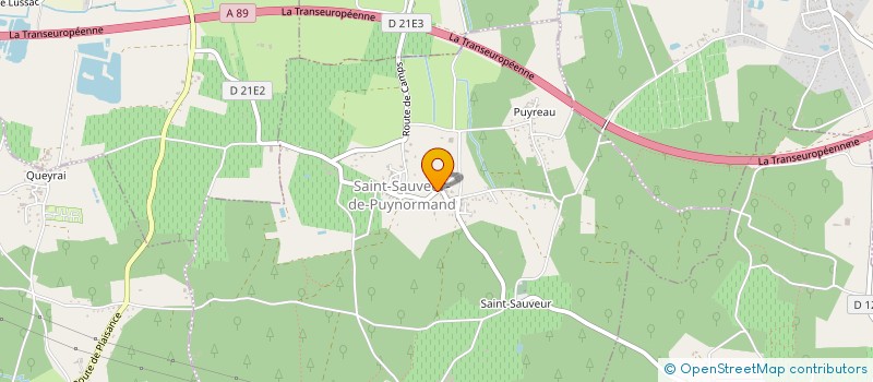 localisation de l'entreprise CHALANA  SAINT-SAUVEUR-DE-PUYNORMAND