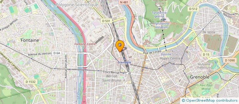 localisation de l'entreprise CHALANDON  GRENOBLE