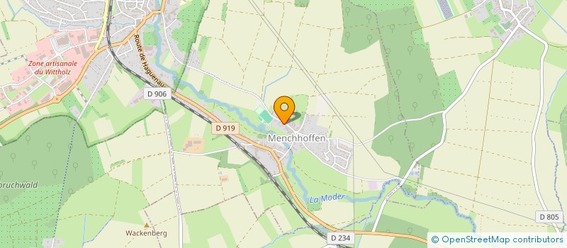 localisation de l'entreprise CHALANJ  MENCHHOFFEN