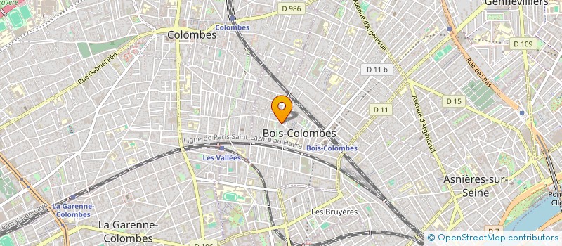 localisation de l'entreprise CHALARO à BOIS-COLOMBES