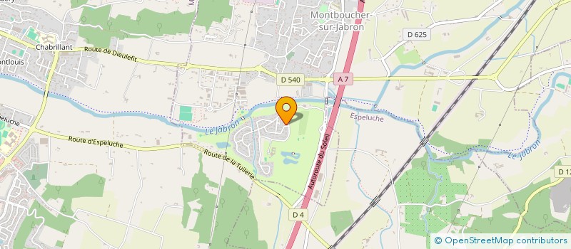 localisation de l'entreprise CHALAVAN & CO  MONTBOUCHER-SUR-JABRON