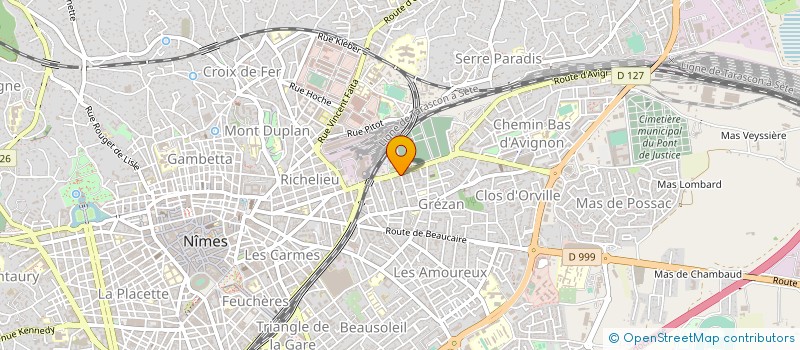 localisation de l'entreprise CHALBOS ENERGY à NIMES