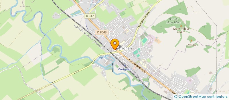 localisation de l'entreprise CHALE-PIERRE  CARIGNAN