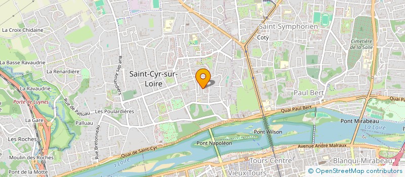 localisation de l'entreprise CHALEARTHUR  SAINT-CYR-SUR-LOIRE