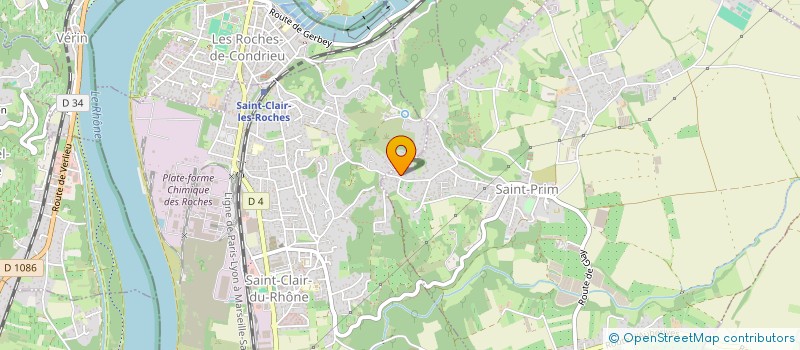 localisation de l'entreprise CHALEAT LE JARDIN DE VIVI  SAINT-PRIM