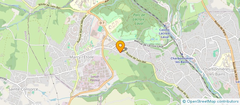 localisation de l'entreprise CHALEO  MARCY-L'ETOILE