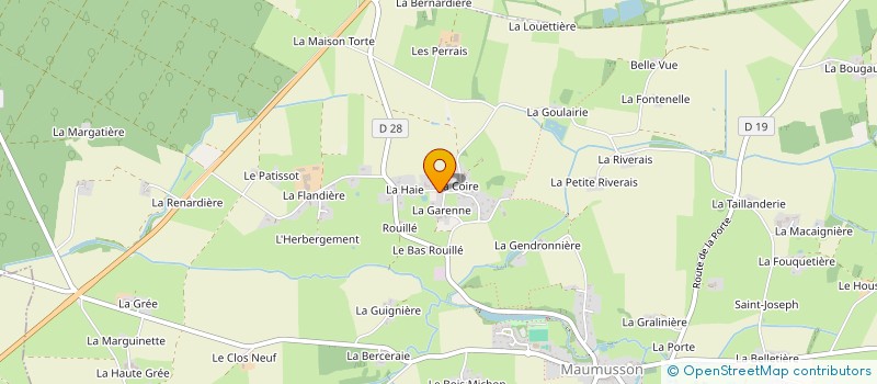 localisation de l'entreprise CHALEOP  VALLONS-DE-L'ERDRE