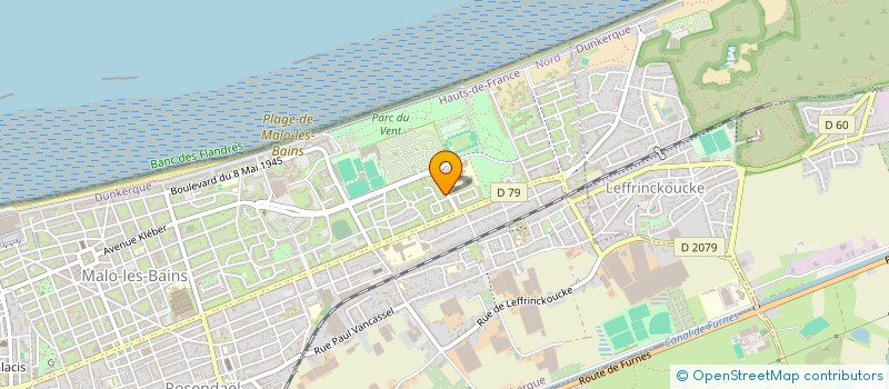 localisation de l'entreprise CHALESTYL à DUNKERQUE