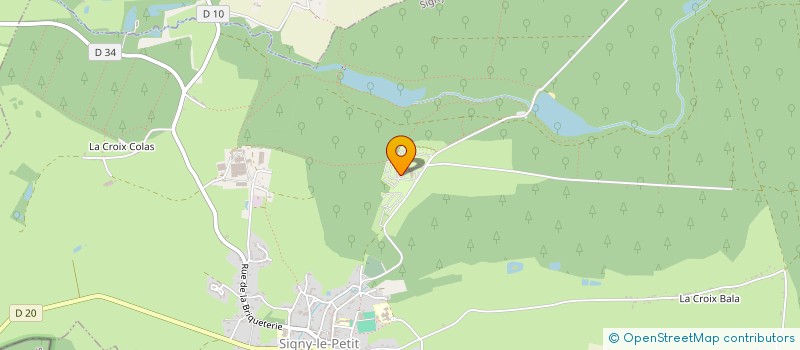 localisation de l'entreprise CHALET 22  SIGNY-LE-PETIT