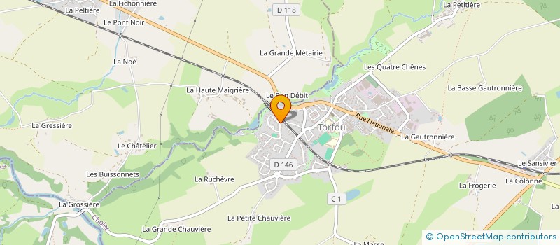 localisation de l'entreprise CHALET à SEVREMOINE