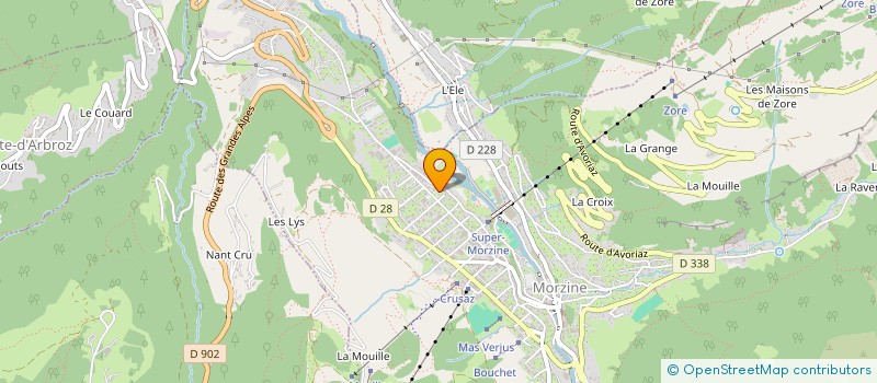 localisation de l'entreprise CHALET 928 à MORZINE