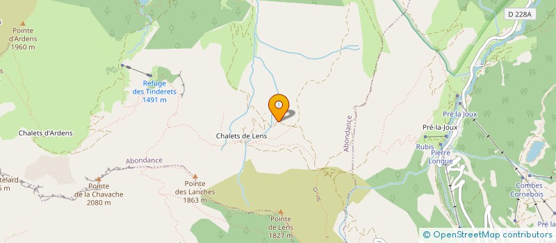 localisation de l'entreprise CHALET ABONDANCE  ABONDANCE