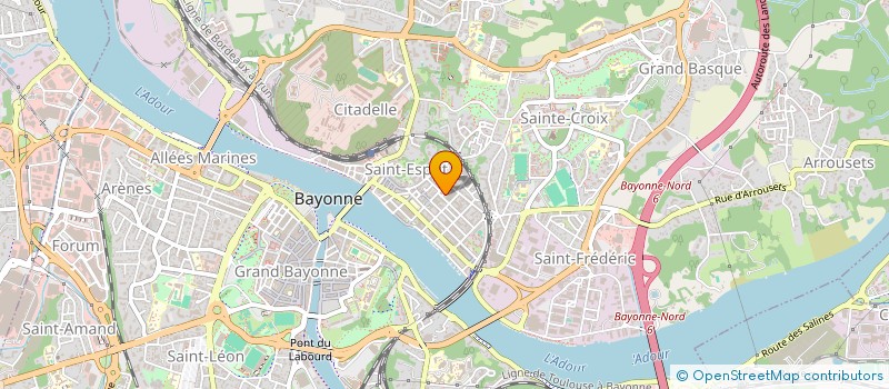 localisation de l'entreprise CHALET AIME à BAYONNE