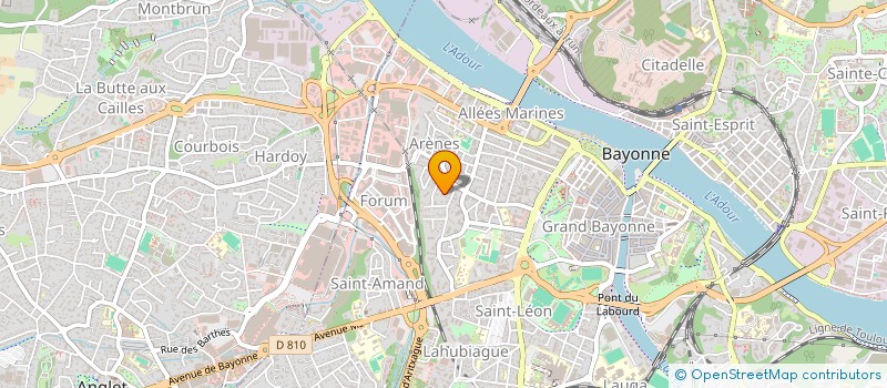 localisation de l'entreprise CHALET ALEXANDRE à BAYONNE