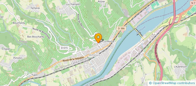 localisation de l'entreprise CHALET ALPEMA  AMPUIS