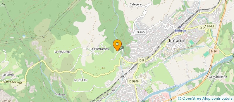 localisation de l'entreprise CHALET ARBOL  EMBRUN