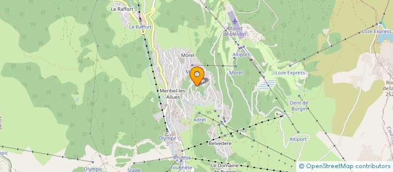 localisation de l'entreprise CHALET AROLLA MANAGEMENT SERVICES à LES ALLUES