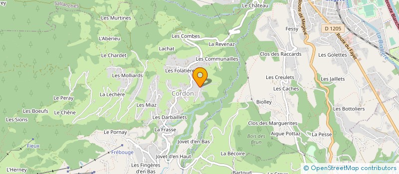 localisation de l'entreprise CHALET CART à CORDON