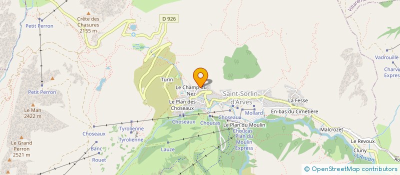 localisation de l'entreprise CHALET CHAMOIX ST SO  SAINT-SORLIN-D'ARVES