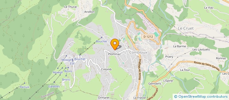 localisation de l'entreprise CHALET COMBLOUX  COMBLOUX