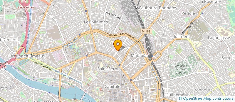 localisation de l'entreprise CHALET CONCORDE à TOULOUSE