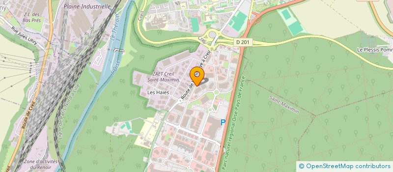 localisation de l'entreprise CHALET DE CHANTILLY  SAINT-MAXIMIN