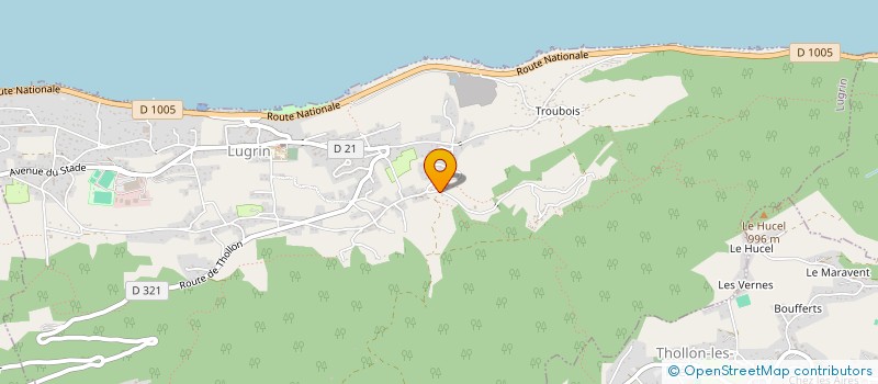 localisation de l'entreprise CHALET DE COMBE  BERNEX