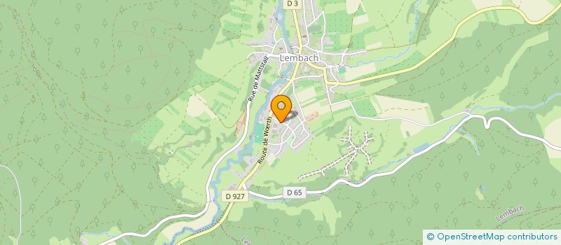 localisation de l'entreprise CHALET DES CIMES  LEMBACH