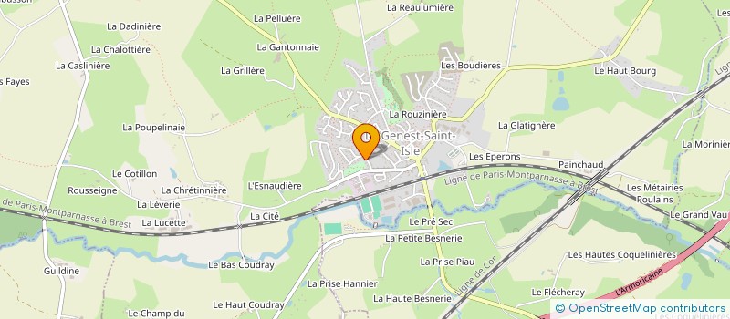 localisation de l'entreprise CHALET DESCARS  AHUILLE