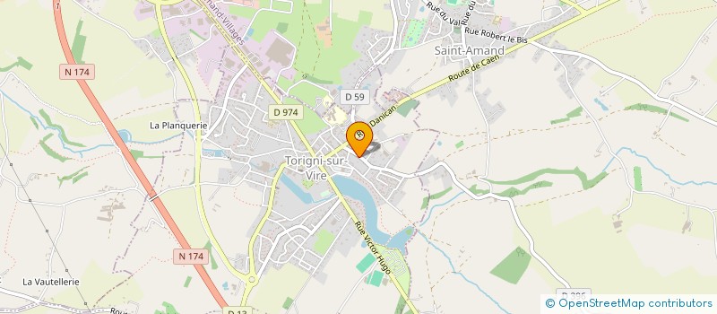 localisation de l'entreprise CHALET DU CASTEL  TORIGNY-LES-VILLES