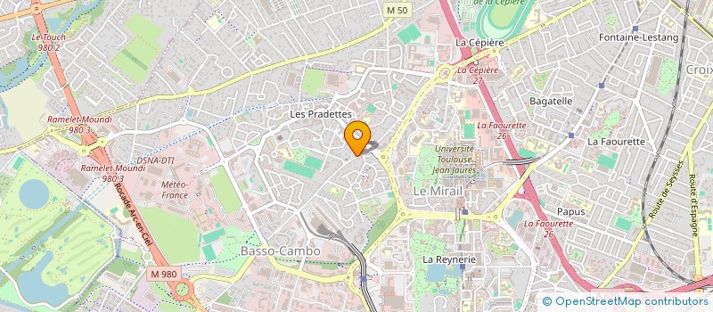 localisation de l'entreprise CHALET DU MIDI  TOULOUSE