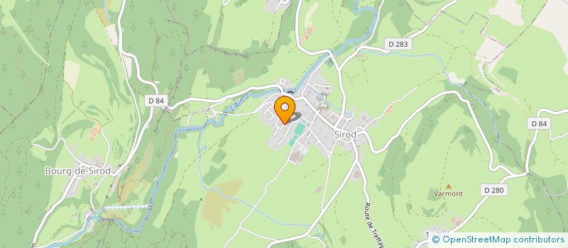 localisation de l'entreprise CHALET DU MONT RIVEL à VANNOZ