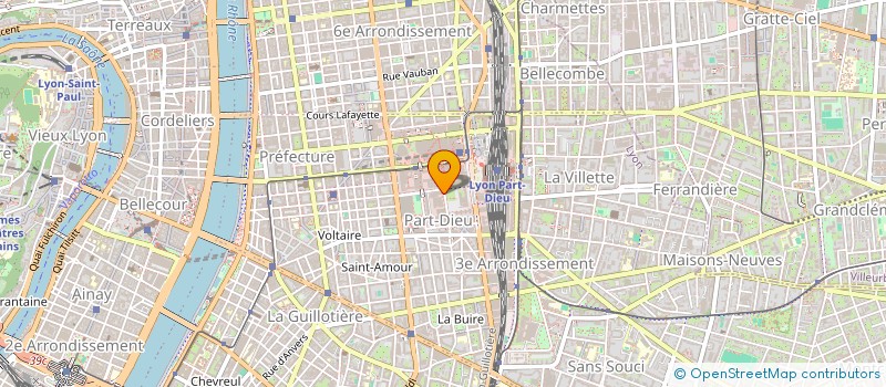 localisation de l'entreprise CHALET DU PARC INVEST  LYON