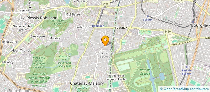 localisation de l'entreprise CHALET DUTILLEUL à SCEAUX