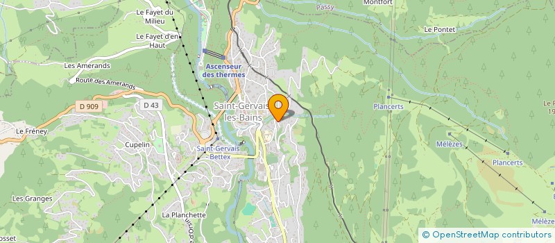 localisation de l'entreprise CHALET EDEN COMPANY  SAINT-GERVAIS-LES-BAINS