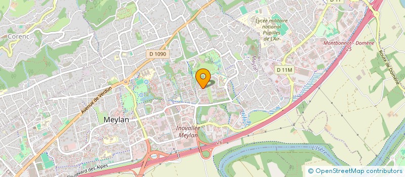localisation de l'entreprise CHALET EL MISTI  MEYLAN