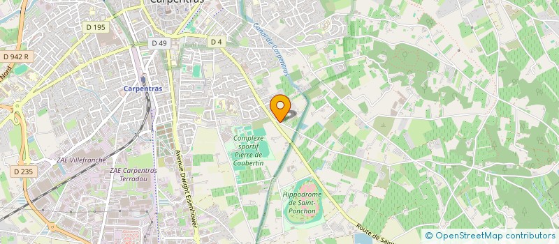 localisation de l'entreprise CHALET EXPLOITATION  CARPENTRAS