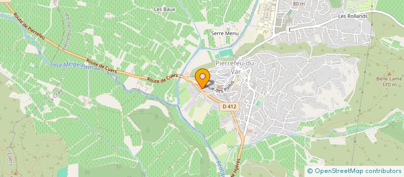 localisation de l'entreprise CHALET FAMILIAL  PIERREFEU-DU-VAR