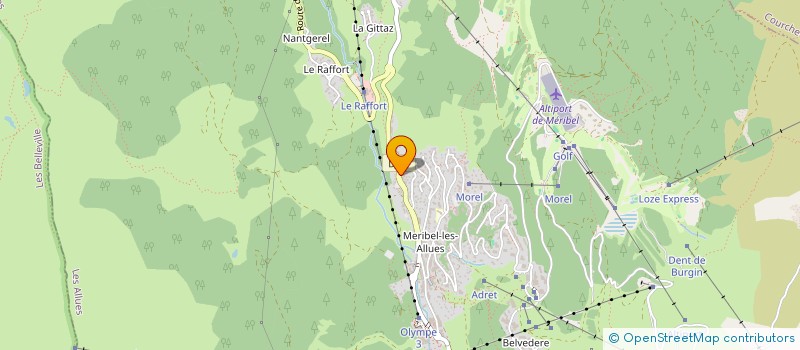 localisation de l'entreprise CHALET FOINSBOIS  LES ALLUES