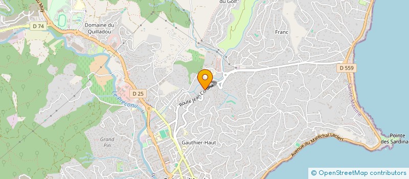 localisation de l'entreprise CHALET GEROME  SAINTE-MAXIME