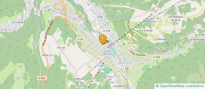 localisation de l'entreprise CHALET HEIDI à MORZINE