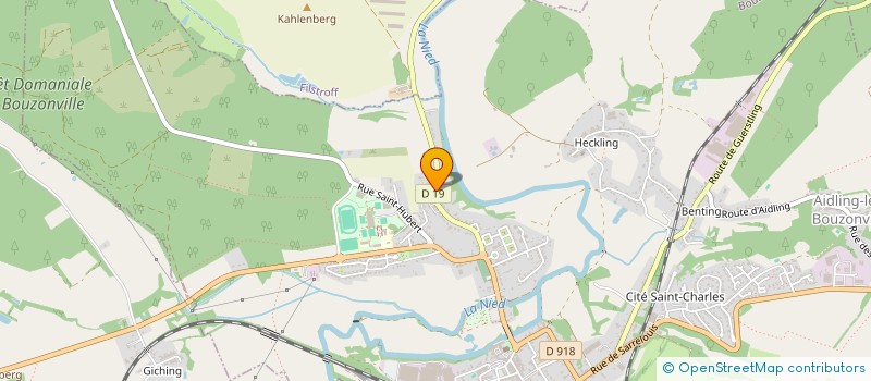 localisation de l'entreprise CHALET.IMMO  BOUZONVILLE